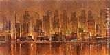 Michael Longo City Lights painting